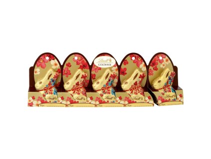 lindt blumen edition mini goldhasen perforiert 5er no1 3925