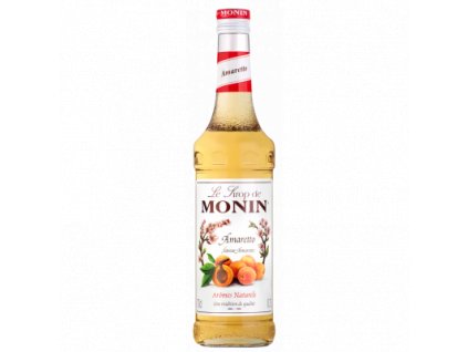 monin amaretto sirup 0 7 l