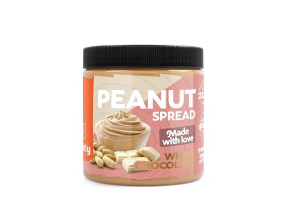 grizly orechova masla a kremy orechova masla 500g peanut spread white chocolate