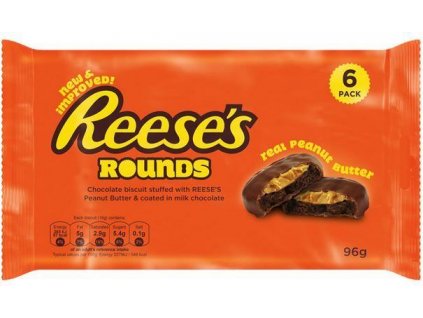 Reese's Rounds Peanut Butter Cookies with Milk Chocolate Icing 96g