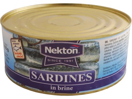 NEKTON Sardinky ve vlastní šťávě 900 g