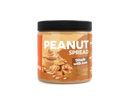 grizly orechova masla a kremy orechova masla 500g peanut spread salted caramel