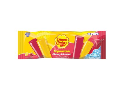 chupa chups squeezee cherry amp lemon freeze pops 10x60ml no1 3212