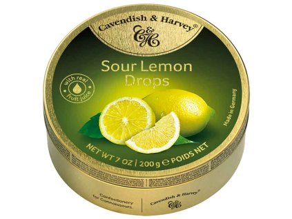 cavendish amp harvey sour lemon drops 200g