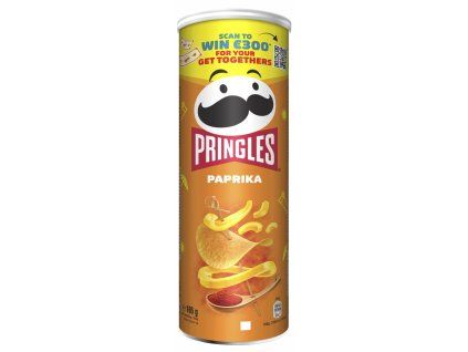 Pringles Paprika 165g pomačkaný obal