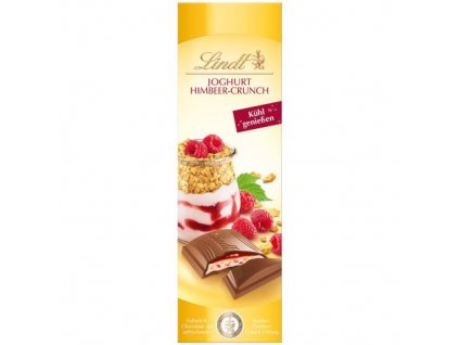 7315 1 lindt slim mlecna cokolada s krupinkami a malinovo jogurtovou naplni 100g