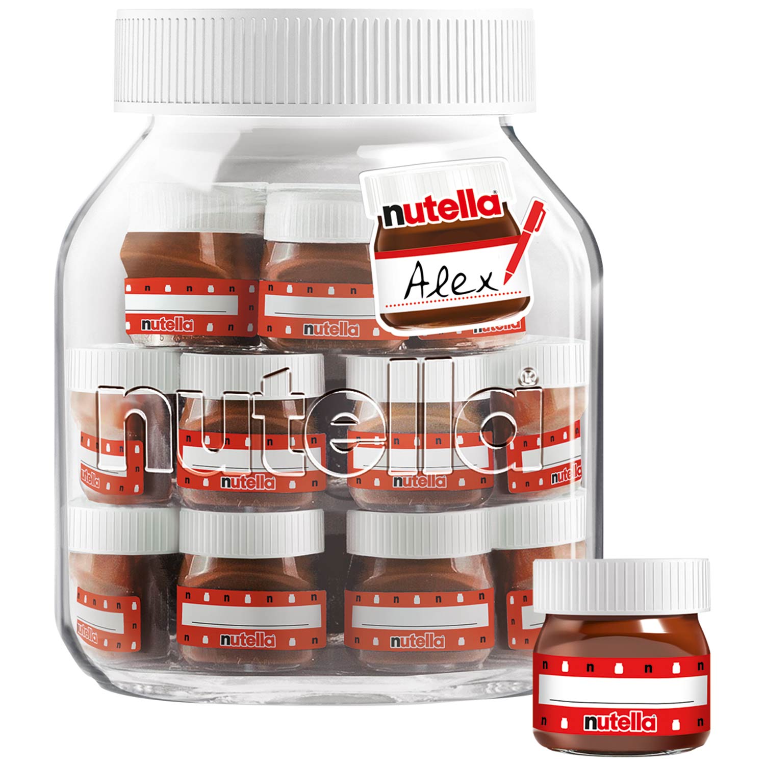 Nutella World XXL 21x30g - Vše Výhodně