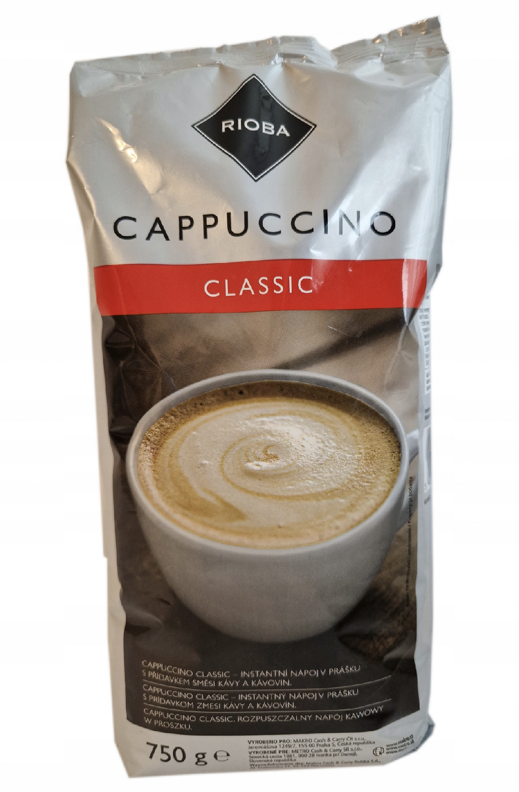 Rioba cappuccino Classic 750g - Vše Výhodně