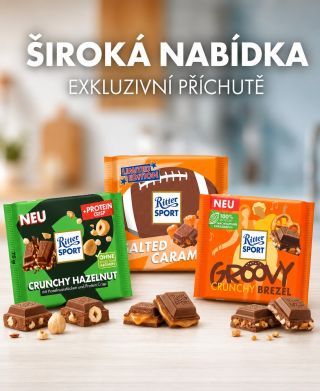 🍫 Klasika, nebo něco trochu odvážnějšího? V pestré nabídce čokolád Ritter Sport si vybere opravdu každý. Čekají na vás...