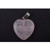 56142 privesek ruzenin srdce 20x20x5mm
