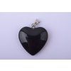 56160 privesek obsidian srdce 20x20x5mm