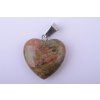 56145 privesek unakit srdce 20x20x5mm