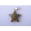 56025 privesek unakit hvezda 21x21x6mm