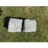 Žulová dlažební kostka šedobílá  8-11cm