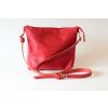 Kožená kabelka – červená