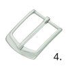 belt buckle 30 mm chrome plated 387 l