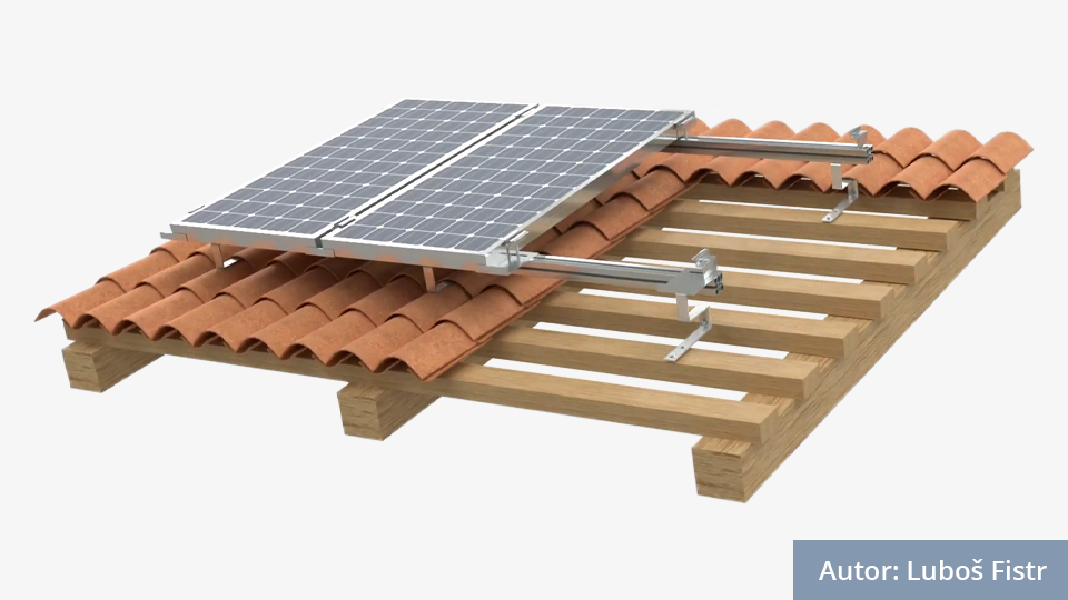 Návrh konstrukce z profilů na taškovou střechu