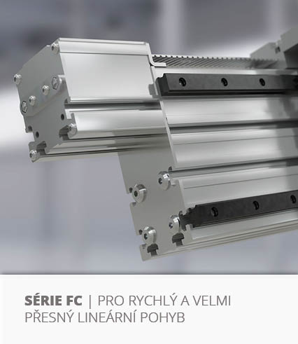 Komplexní nabídka lineárních pohonů