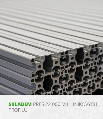 Široký program hliníkových profilů - IHNED K ODBĚRU