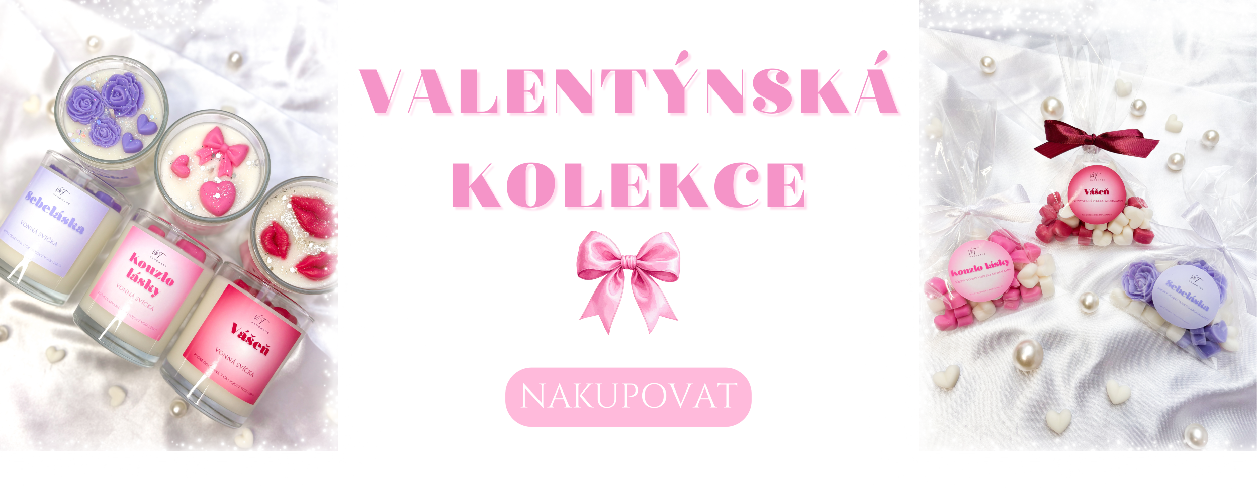 Valentýnské dárky, dárek na valentýna, valentýnské svíčky, tipy na dárky, tip na dárek, dárek pro ženu