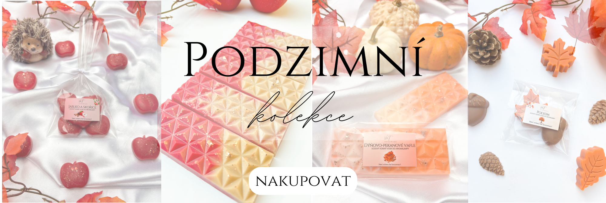 podzimní vonné vosky do aromalampy, vonný vosk, vonné vosky