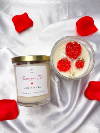 Vonná svíčka Hořím pro tebe