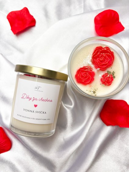 Vonná svíčka Díky za všechno