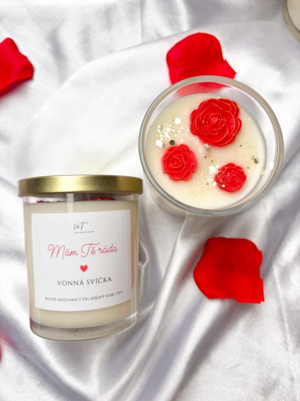 Vonná svíčka Mám Tě ráda