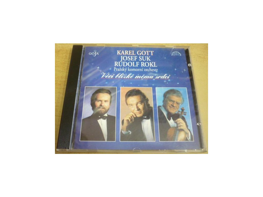 CD KAREL GOTT - JOSEF SUK - RUDOLF ROKL - Věci blízké mému srdci (1993)