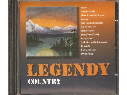 CD Legendy Country – Areca Music (2000)  28 známých country písní v podání českých interpretů