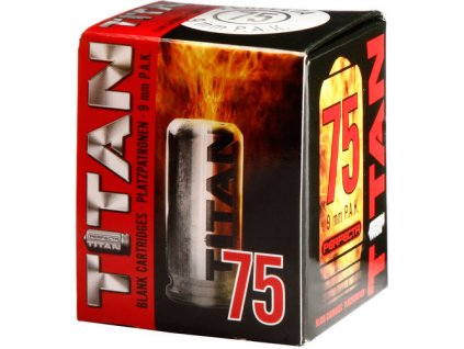 Startovací náboje 9mm pistole 75ks Perfecta Titan