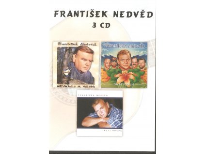 3CD František Nedvěd - Neváhej a vejdi + Druhé podání + Třetí pokus