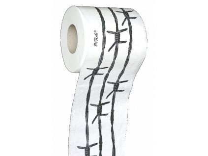 Toaletní papír-OSTNATÝ DRÁT