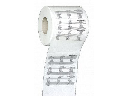 Toaletní papír-JMENNÝ KALENDÁŘ