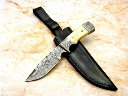 Damaškový lovecky nůž - ruční výroba 21