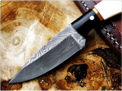 Damaškový lovecký nůž - ruční výroba 80