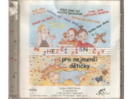 CD NEJHEZČÍ PÍSNIČKY pro nejmenší dětičky