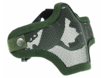 Face protector mřížkový V2 Zelený