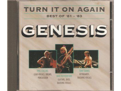 CD Genesis – Turn It On Again: Best Of '81–'83 (1991)