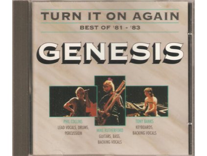 CD GENESIS - Turn It On Again - Best Of '81 - '83 - CD 1991
