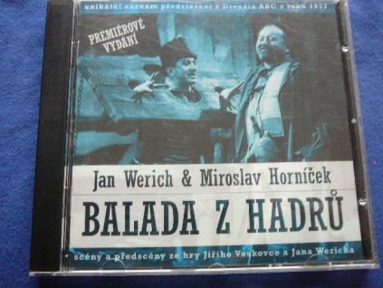 jan werich miroslav hornicek balada z hadru jako nove 116659169