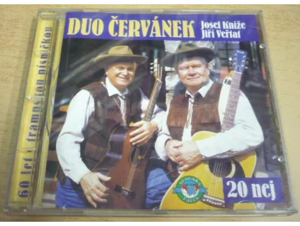 CD Duo Červánek – 20 nej (2000) – Multisonic  Klasické české trampské písničky