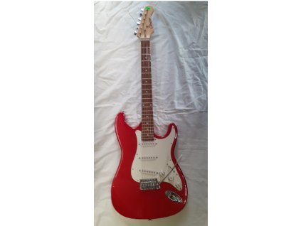 Stratocaster CHEETAH červený