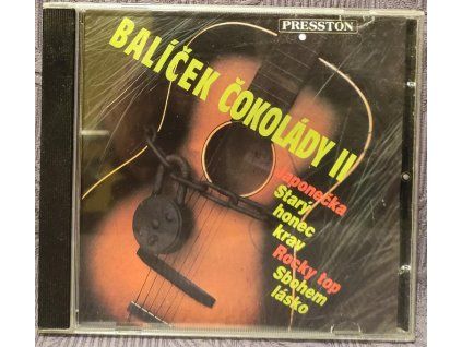 CD Balíček čokolády II. (1995, Presston)  Balíček čokolády II. – česká country a trampská hudba – Presston 1995