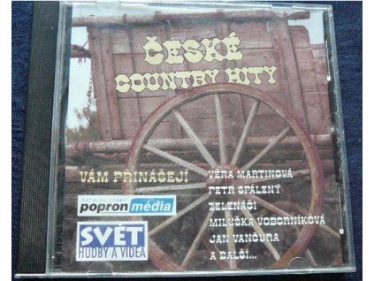 CD ČESKÉ COUNTRY HITY - VANČURA,  HOFMANN, ZELANÁČI, SPÁLENÝ, atd.