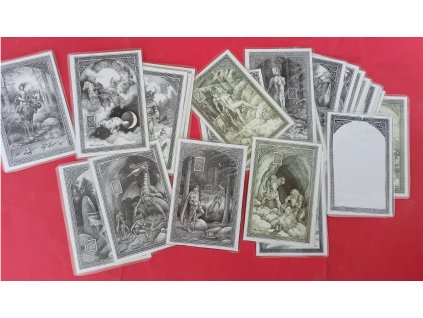 Obrázkové vykládací karty - keltské 24 karet