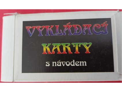 Vykládací karty s návodem - Chcete znát svou budoucnost?