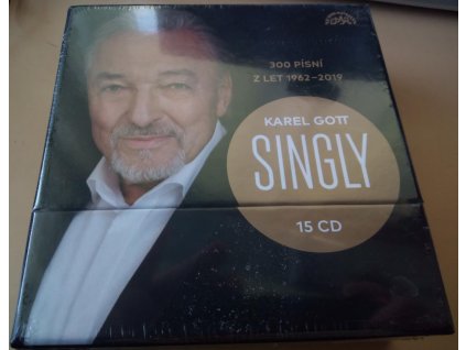 15 CD - Karel Gott - singly 1962 - 2019 ( zabalené nové)