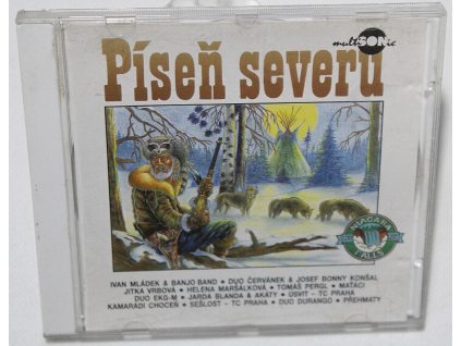 CD Píseň severu – 12 trampských písní (1995, Multisonic)  12 trampských písní o Kanadě, Aljašce a severu – Multisonic 1995