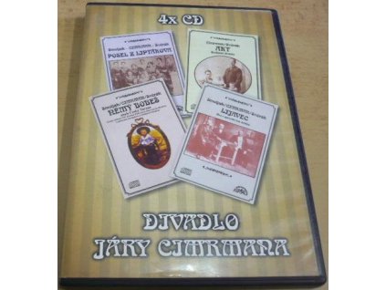 4CD-BOX DIVADLO JÁRY CIMRMANA (Akt, Lijavec, Němý Bobeš, Posel z Liptákova